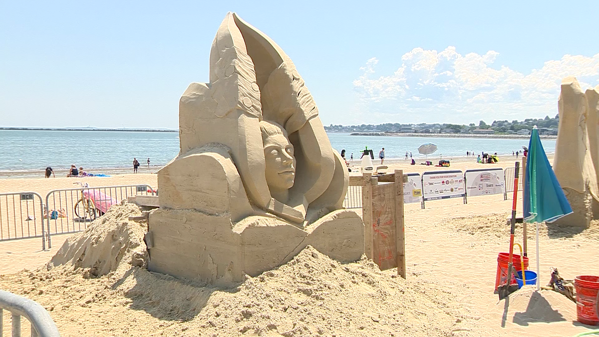 Sand sculptors craft 'out of this world' art at annual Revere Beach