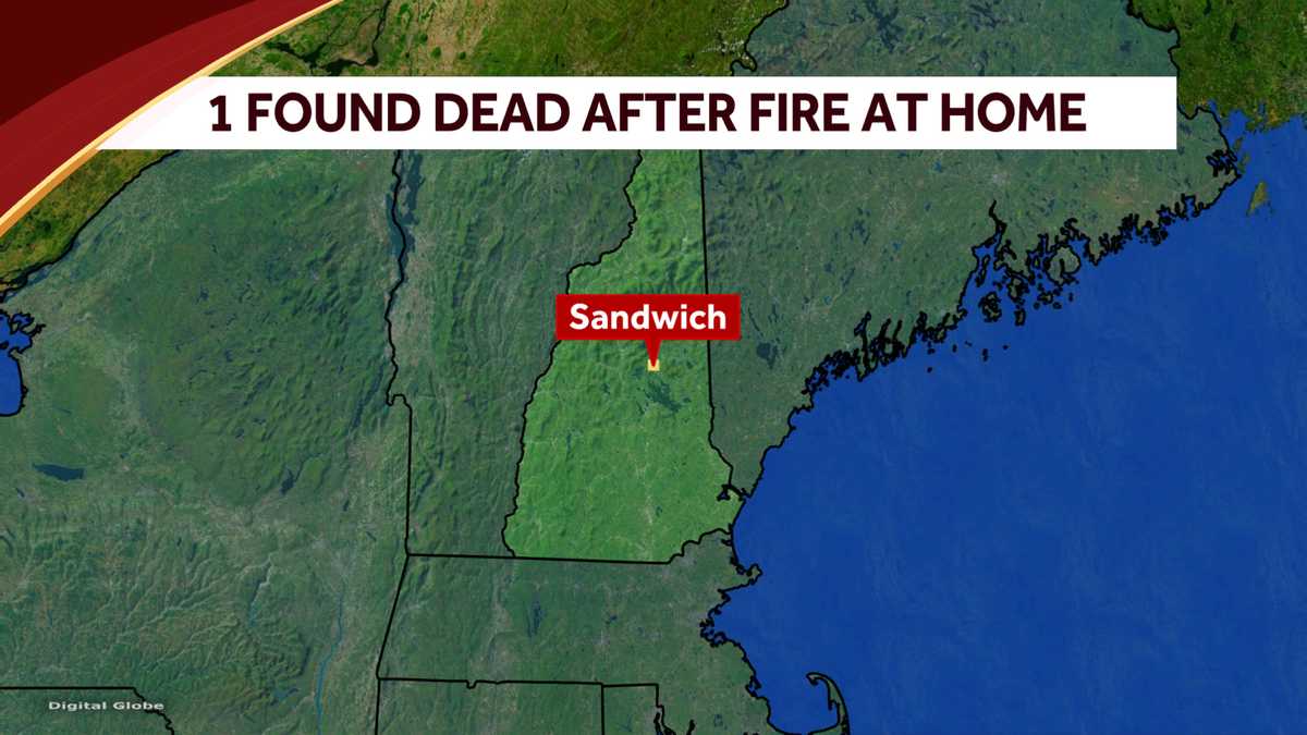 Sandwich, New Hampshire, woman found dead after fire