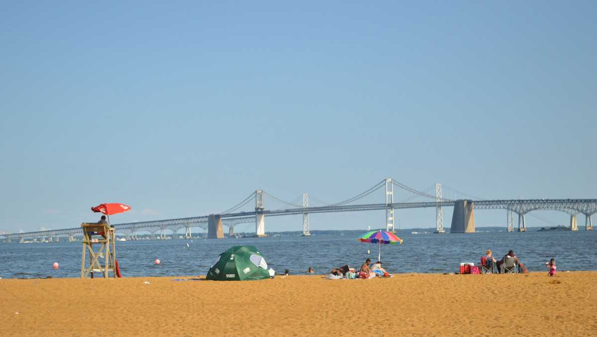 DNR Swimming resumes at Sandy Point State Park beach