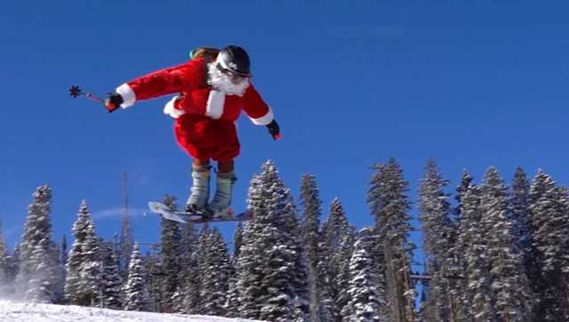 Santa Claus joins the masses on the ski slopes - Vimarsana News
