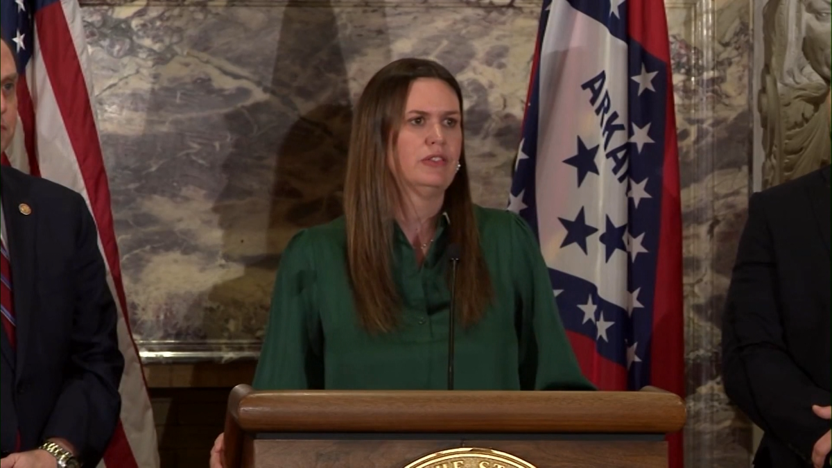 Arkansas Gov. Sarah Huckabee Sanders announces tax cut plan