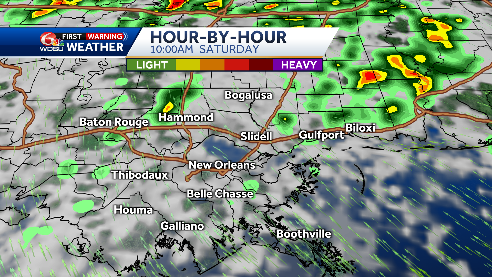 New Orleans weather forecast will a tornado hit Saturday and when - WDSU