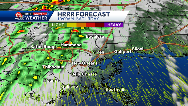 New Orleans weather forecast when will tornadoes hit Saturday