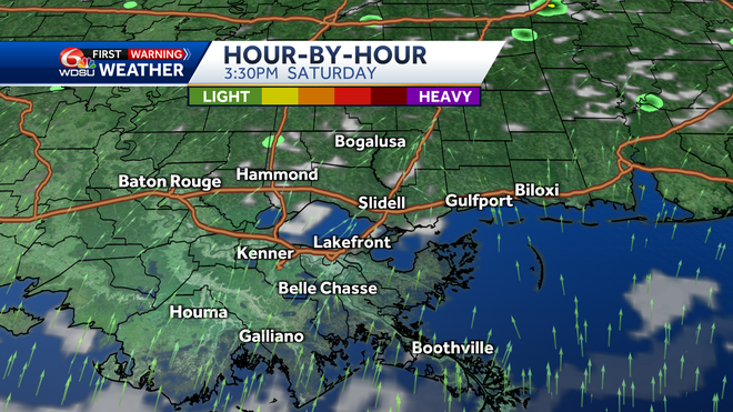 New Orleans weather forecast Memorial Day weekend forecast temps