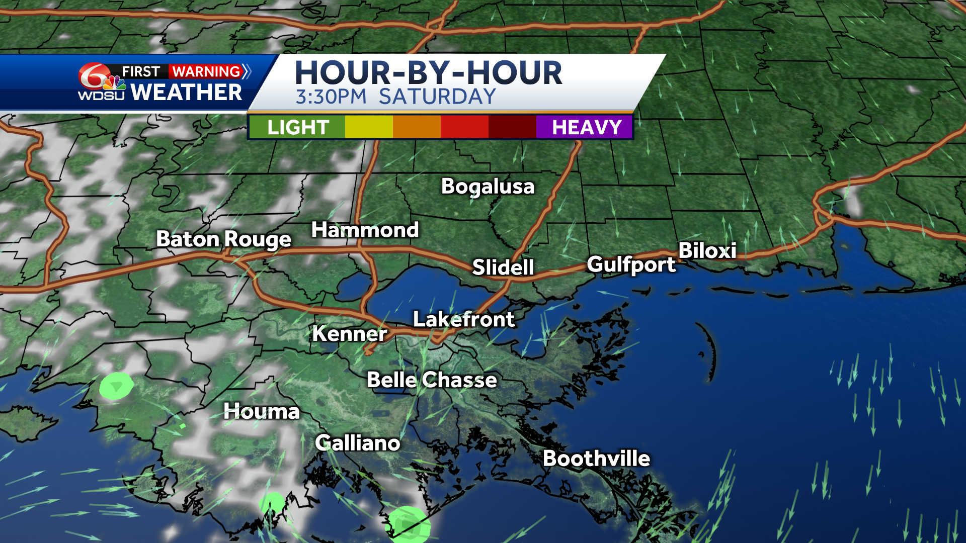 New Orleans Weather Forecast Weekend Humidity Rain Chances