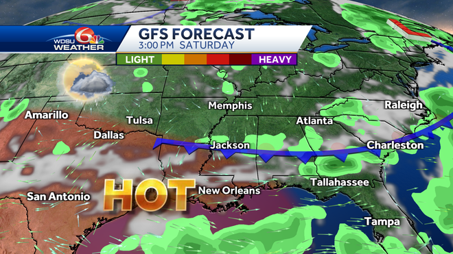 New Orleans heat advisory forecast high temperatures