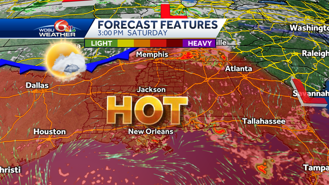 New Orleans forecast excessive heat warning