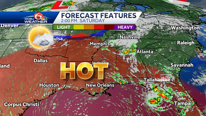 New Orleans forecast excessive heat warning weekend forecast