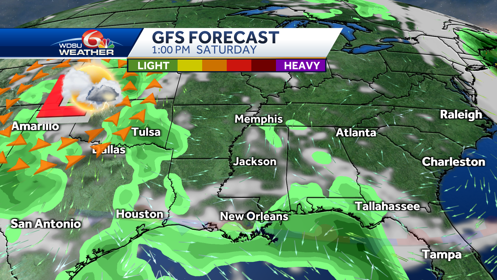 New Orleans Forecast Heat Humidity Rain Chances This Week   Sat 64fe49fb4d6c0 