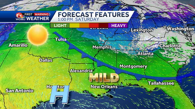 weather forecast new orleans this weekend