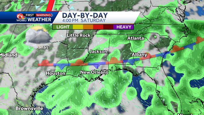 Saturday weather characteristics