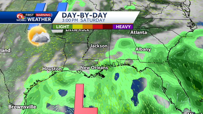 New Orleans weather forecast less humid rain chances more humid