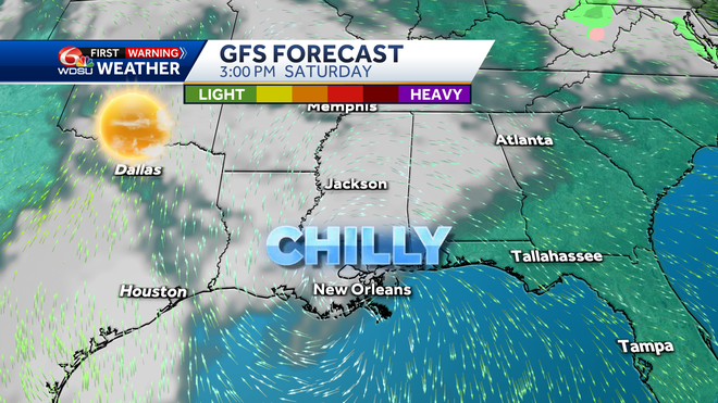 New Orleans weather forecast will a tornado hit tonight flooding