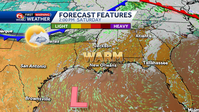 saturday weather features