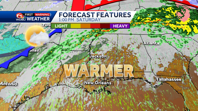 saturday weather features