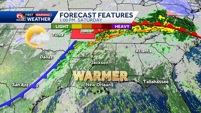 saturday weather features