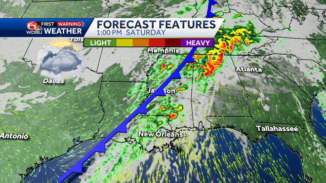 New Orleans weather forecast when will tornadoes hit Saturday