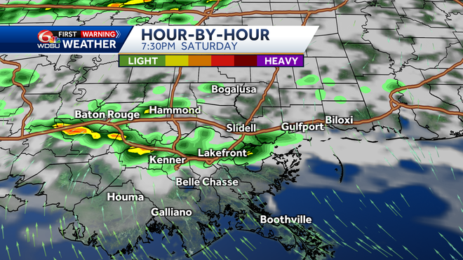 How hot New Orleans weather forecast Friday time for storms this weekend