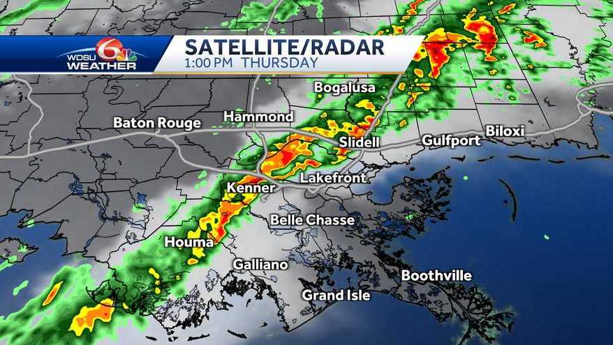 Flash Flood Warning issued for Northshore, strong storms moving over ...