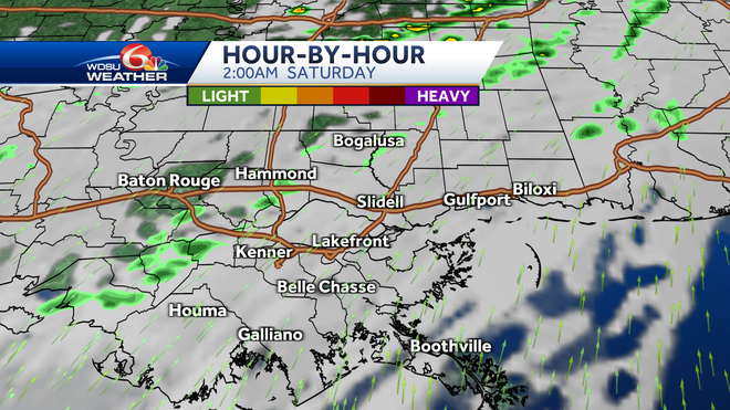 New Orleans weekend forecast storms severe weather
