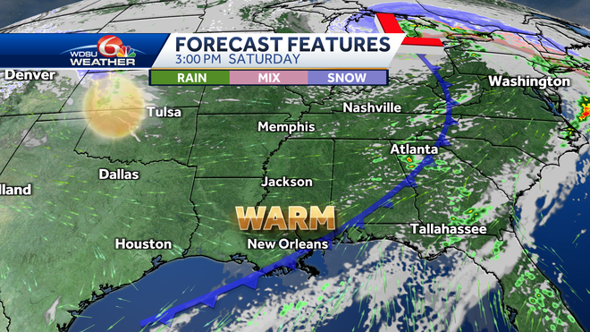 New Orleans weekend forecast storms severe weather