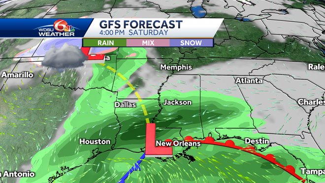 New Orleans storms tonight weekend rain