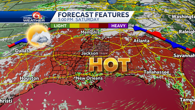 New Orleans excessive heat warning weather alert day