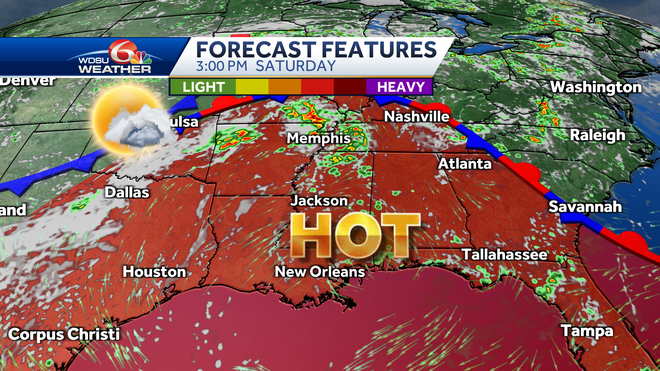 New Orleans excessive heat warning weather alert day forecast
