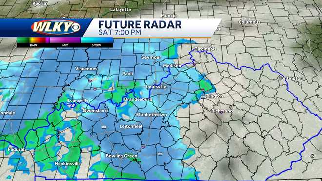 Louisville area to see some snow showers and cold temperatures
