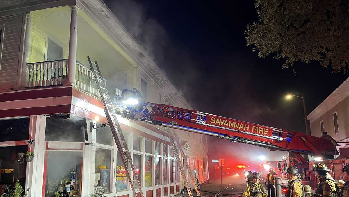 11 people displaced after multi-unit fire on Whitaker Street