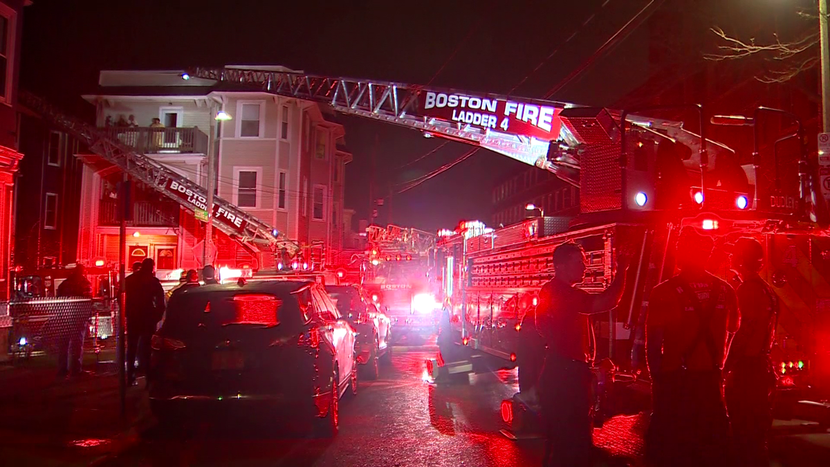 Boston firefighter injured in fire at vacant tripledecker