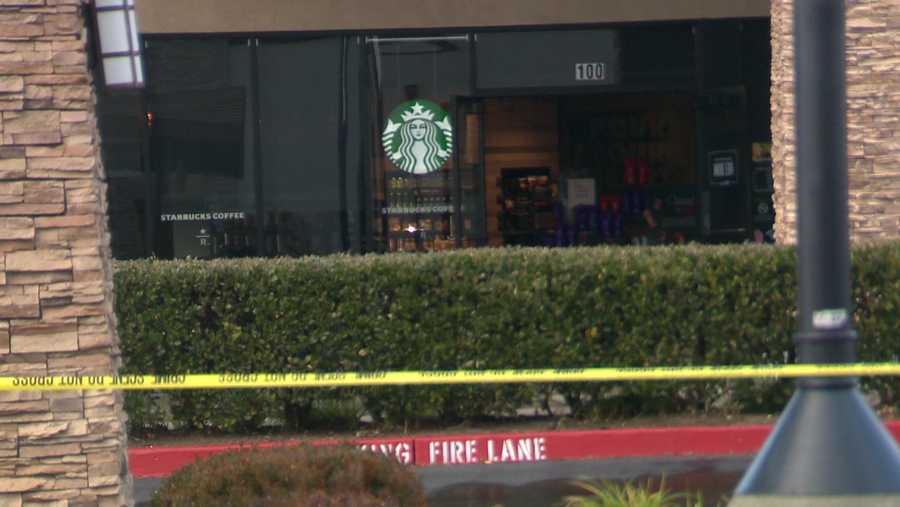 Roseville police rendered a suspicious package inside this Starbucks safe on Monday, Jan. 2, 2016.