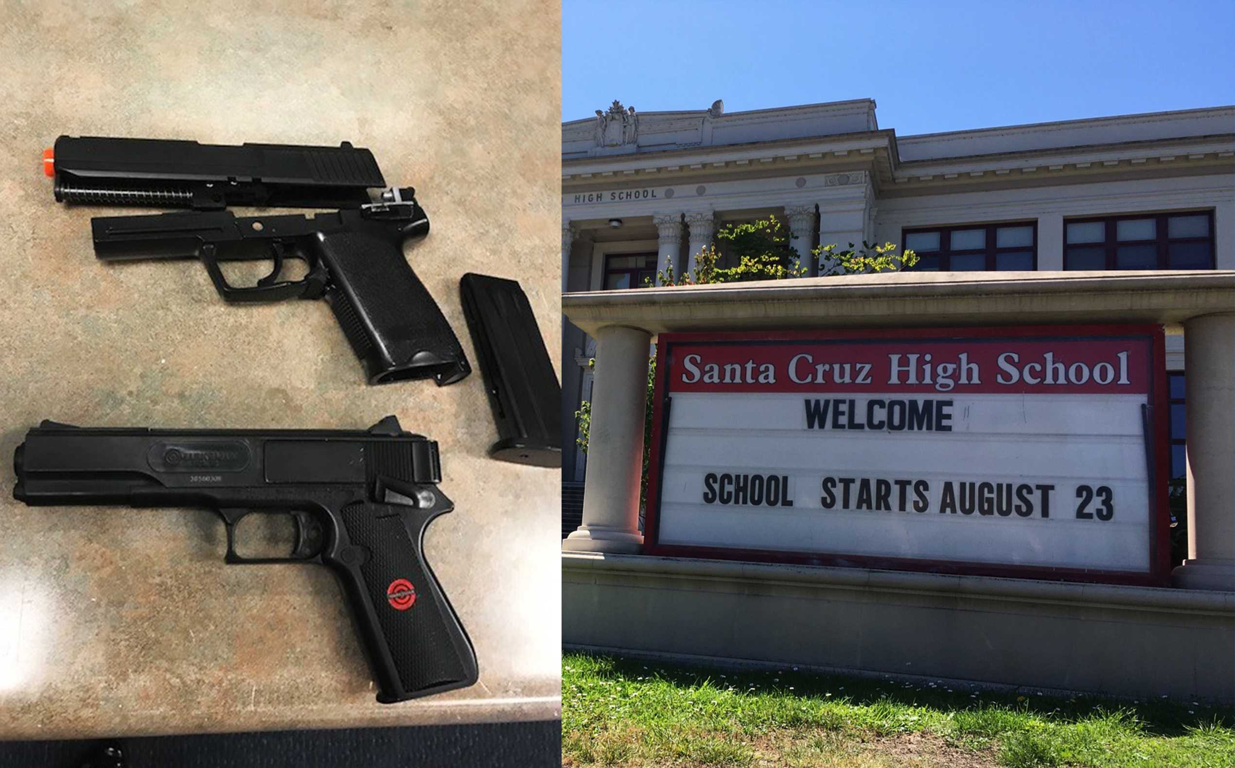 2 Santa Cruz students arrested for bringing BB guns to school