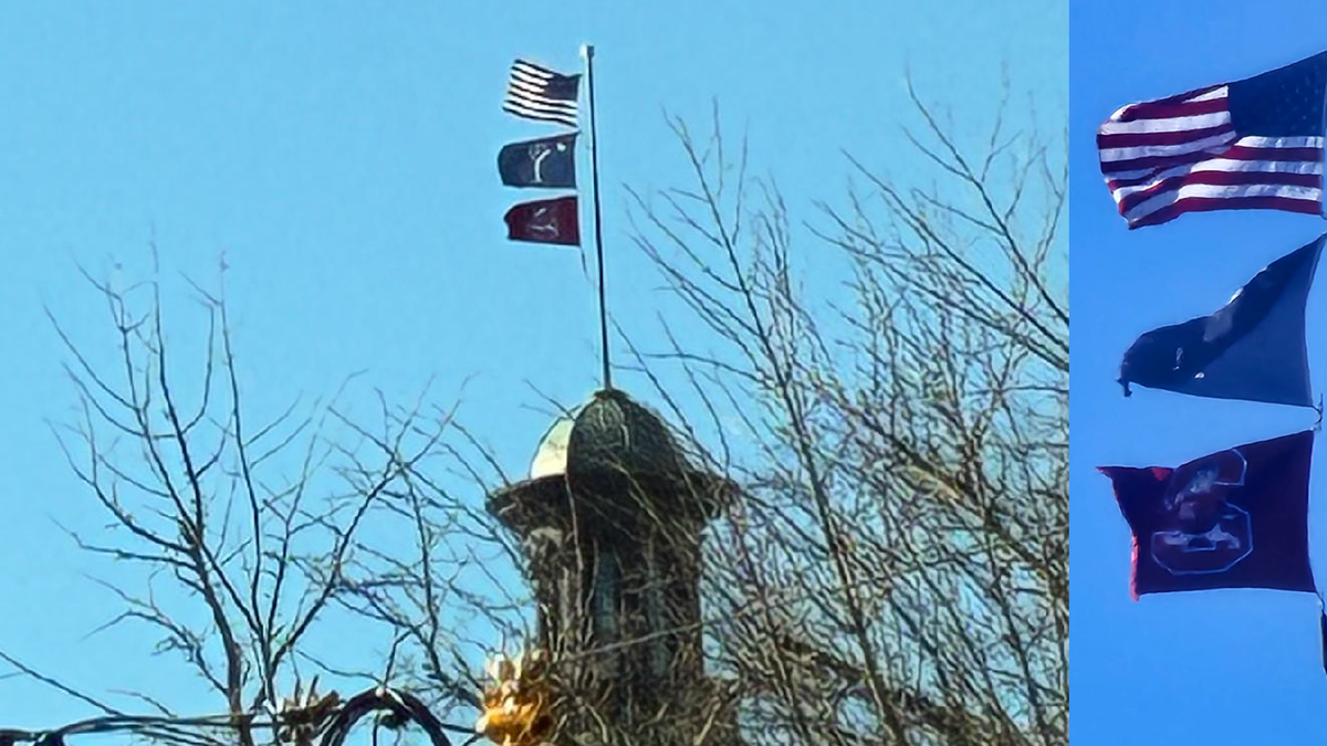 South Carolina State University flag flies above State House for first time