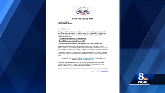 Scam message claims Social Security number will be deactivated - Vimarsana News