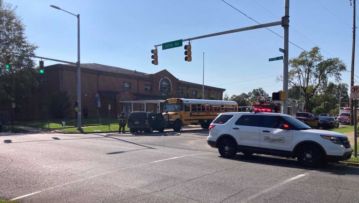 School bus collides with SUV in Birmingham