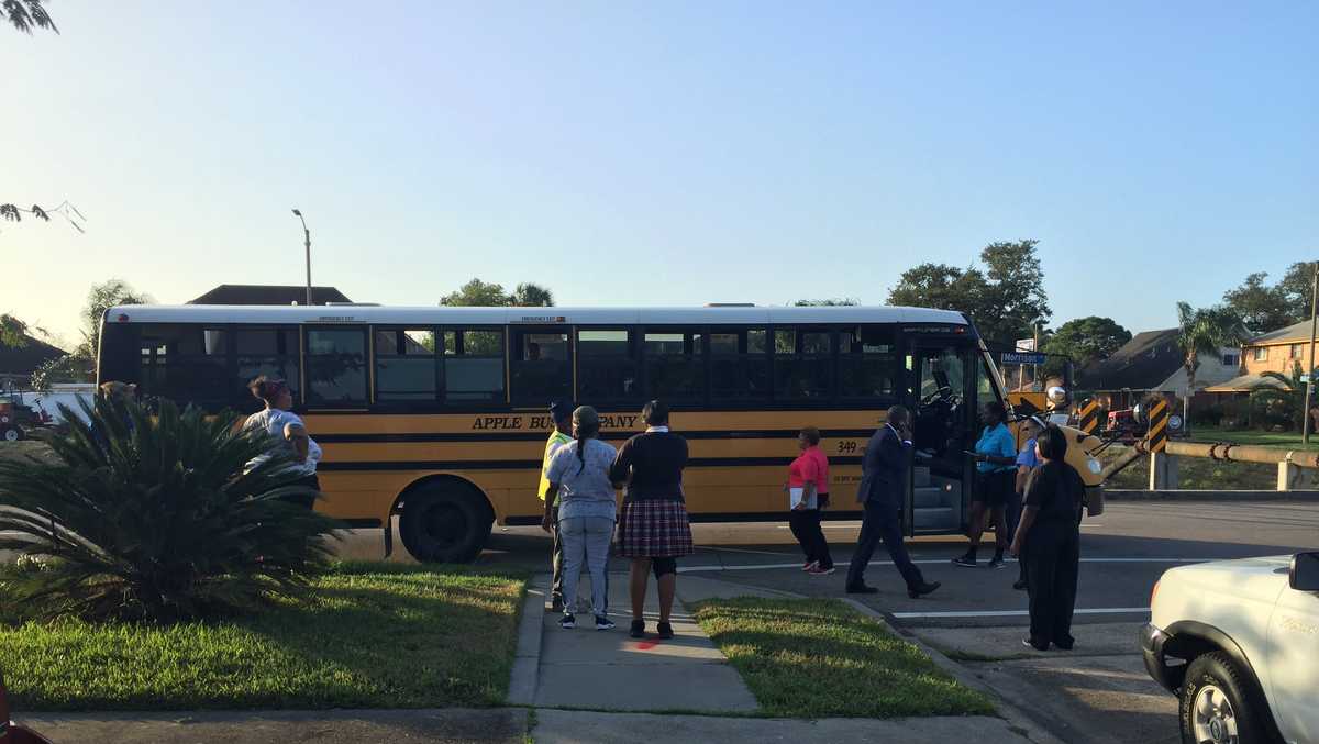 School bus involved in crash in New Orleans East