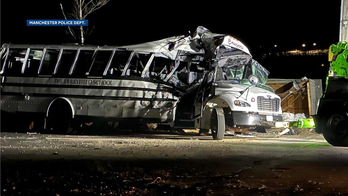 Man charged in connection with school bus accident in NH