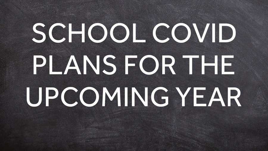 Graphic for school COVID plans.