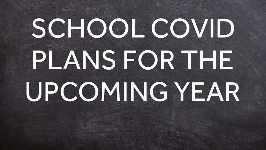 Graphic for school COVID plans.