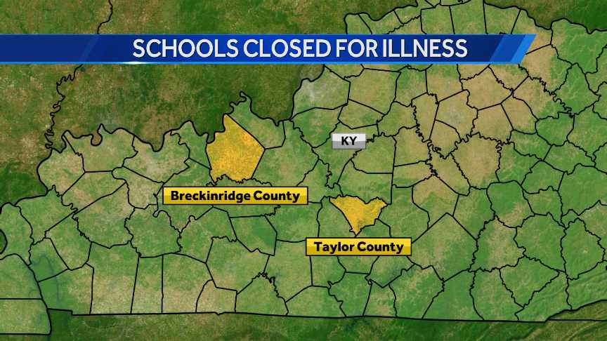 Breckinridge, Taylor County Schools closed Friday due to illness