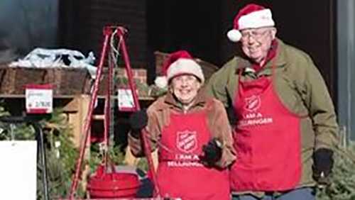 At ages 89 and 93, Red Kettle bell ringers move fundraising campaign online - Vimarsana News