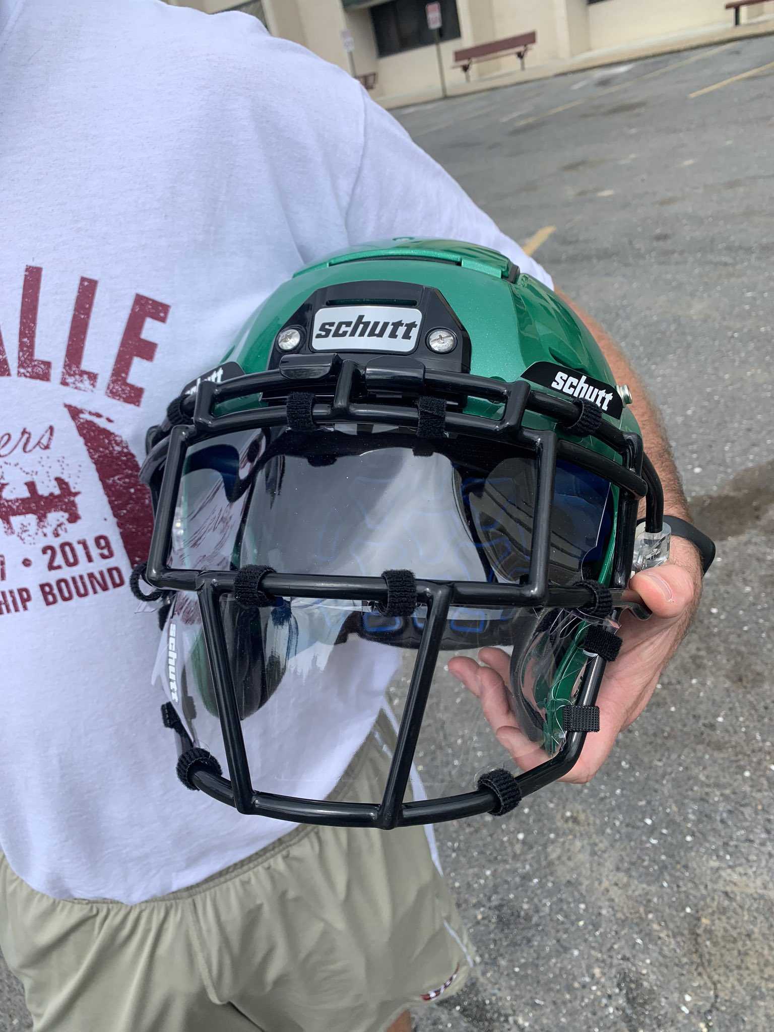 splash guard football helmet