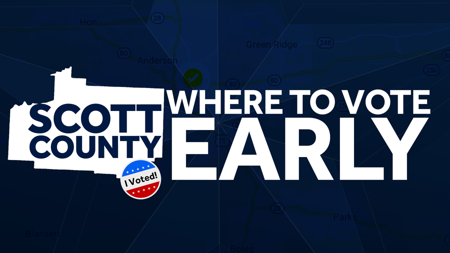 Scott County - where to vote early