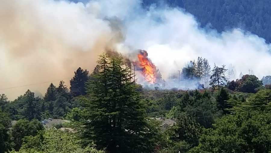 Scotts Valley wildfire
