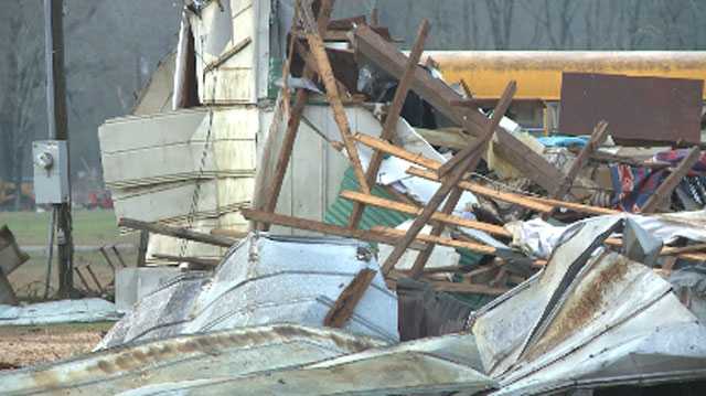 Photos: Scott County Residents Clean Up Day After Tornado Hits