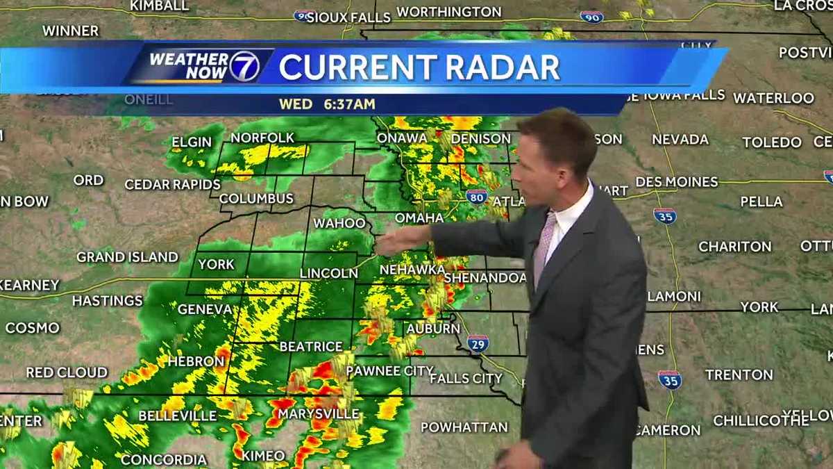Heavy rain a concern Wednesday with a couple rounds of rain & storms