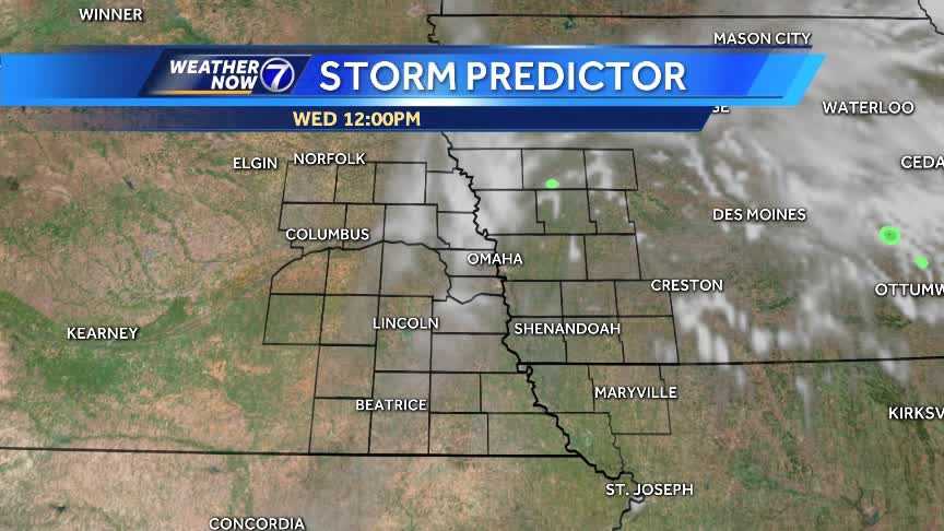 Staying dry Wednesday but some could get a little rain tomorrow
