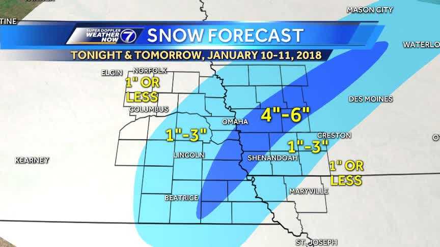 The Latest Information On Snow, Strong Winds, And A Big Cold Shot Thursday