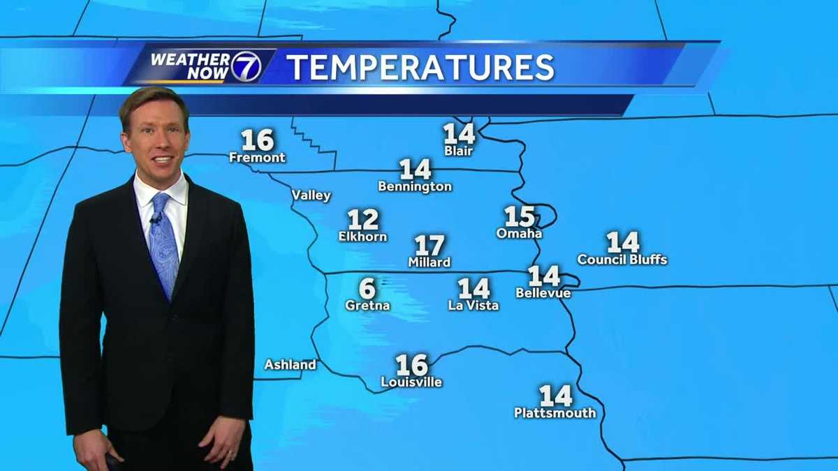 A new record low in Omaha early Wednesday, more snow later this week